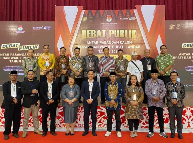 Hadiri Debat Publik Pilkada, Pj Bupati Landak Apresiasi Kesuksesan Acara