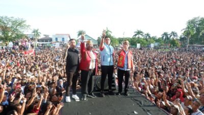 Ketua Umum PSI Kaesang Hadir Kampanyekan Heri Saman-Vinsensius di Pilkada Landak