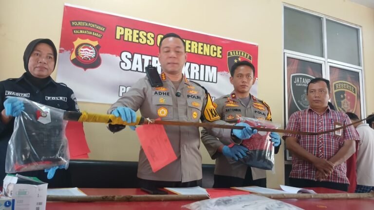 Tawuran Makan Korban, Polisi Tangkap 3 Pelaku Tewaskan Seorang Remaja 17 Tahun di Pontianak