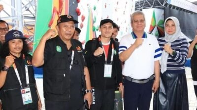 Tiba di Aceh, Gubernur Kalbar Berikan Motivasi ke Veddriq dan Tim Panjat Tebing