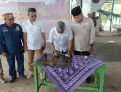 Martin Resmikan Pabrik Pengolahan Kelapa Sawit PT Alam Sejahtera Mandiri