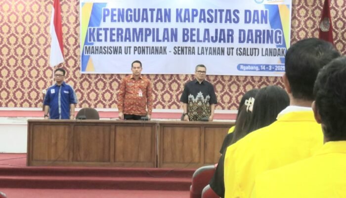 Beri Penguatan Kapasitas dan Keterampilan Belajar Daring, UT Landak Dukung Peningkatan Pendidikan