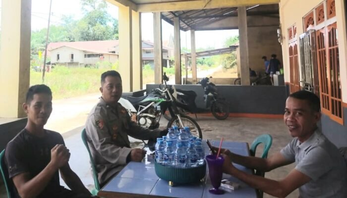 Intensifkan Patroli Personel Polsek Meranti Ingatkan Warga Hindari Narkotika serta Judi Online