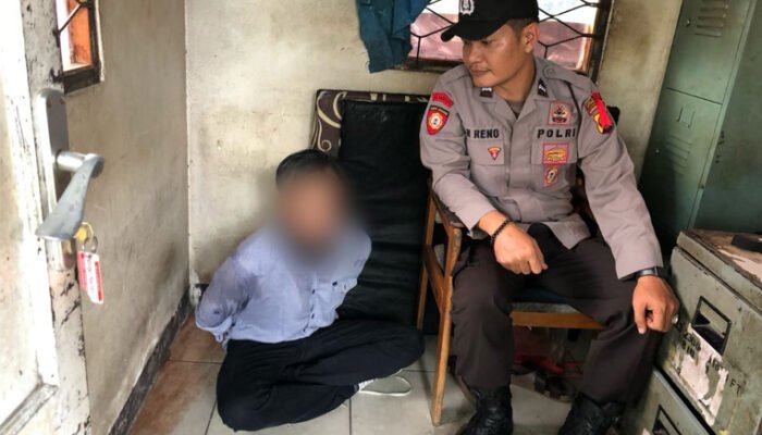 Security Kampus Teknik Untan Pontianak Tangkap  Pelaku Curanmor