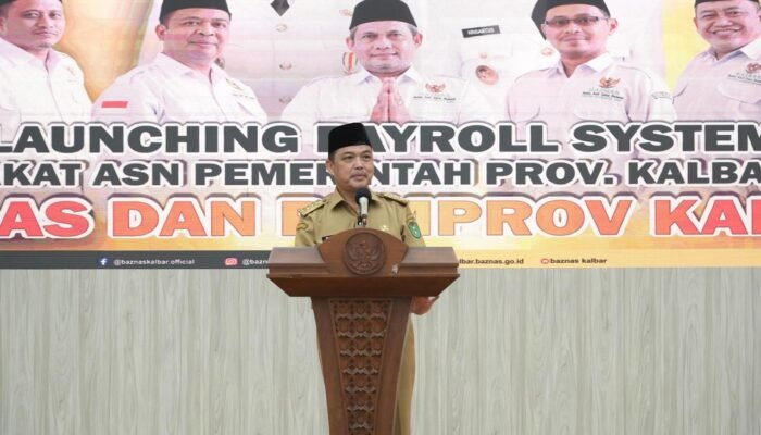 Gubernur Kalbar Ria Norsan Luncurkan Gerakan Zakat ASN