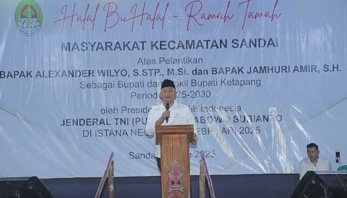 Hadiri Halal Bihalal dan Ramah-tamah di Sandai Bupati Ketapang Ajak Gotong-royong Bangun Ketapang