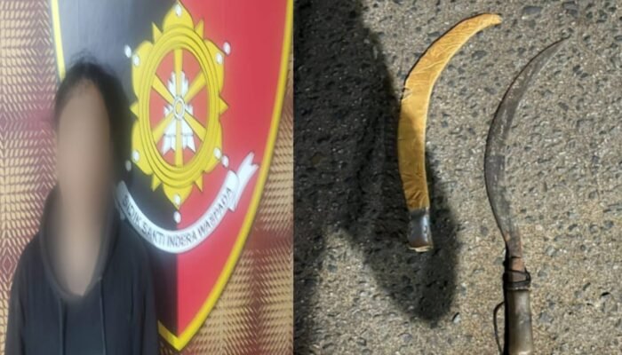 Celurit di Tengah Malam: Tukang Parkir Dicokok Polisi di Gang Ambotin Pontianak