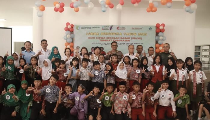 Sebanyak 40 Anak Kelas 4 SD/MI dari 20 Sekolah di Sintang Ikuti Lomba Bercerita 