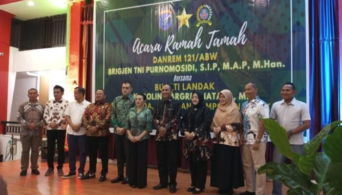 Kunker ke Landak, Danrem 121/ABW Dorong Kolaborasi untuk Ketahanan Pangan