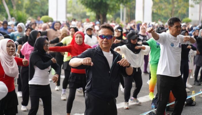 Peringati HANI 2025, Warga Pontianak Zumba Bersama Lawan Narkoba