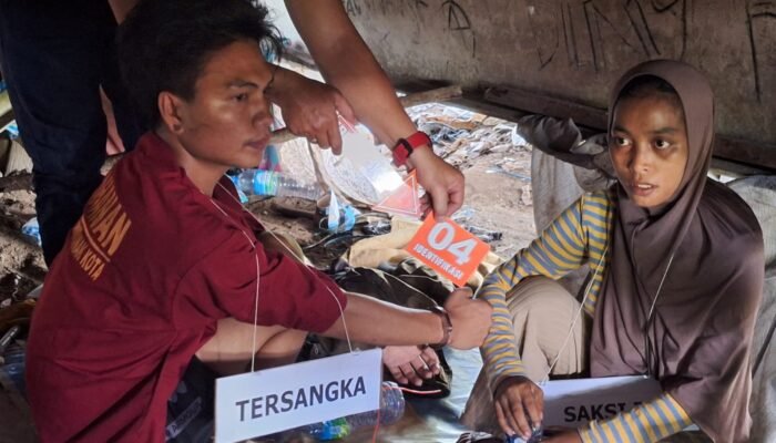 Polisi Gelar Pra Rekonstruksi 4 Hari Penyiksaan Bocah Pengamen Cilik Hingga Tewas di Bawah Jembatan Siantan Pontianak