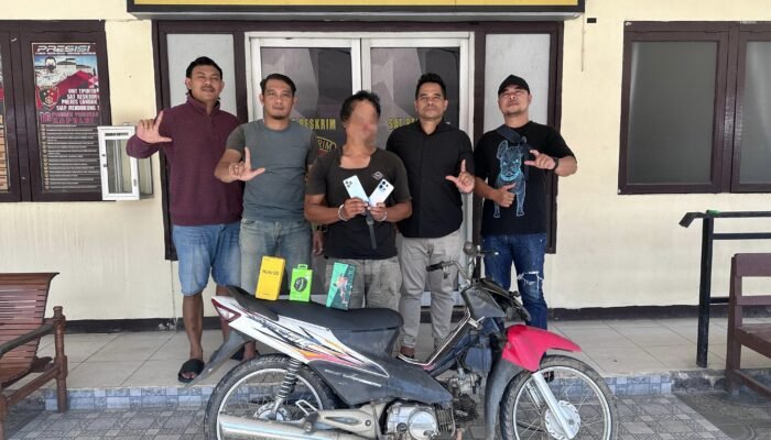 Polisi Tangkap Pencuri Modus Bobol Jok Motor di GOR Patih Gumantar Landak