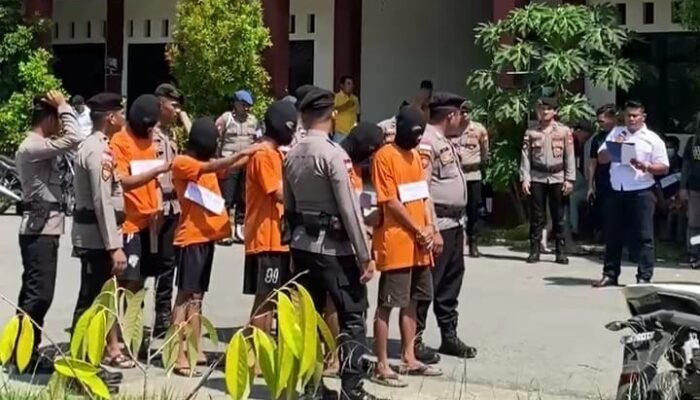 Kasus Pengeroyokan di Seburing Sambas, Lima Pelaku Ditangkap, Dua Masih Buron