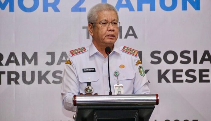 Sekda Kalbar Harisson: Perlindungan Jamsostek bagi Pekerja Konstruksi Wajib Diperkuat