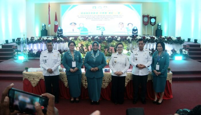Rakerda TP PKK Kalbar di Landak, Erlina Norsan Soroti Dugaan Kasus Perdagangan Anak dengan Peran PKK