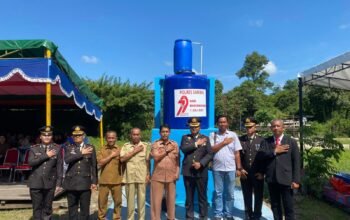 Polres Sambas Gelar Syukuran, Resmikan Sumur Bor dan Serahkan Bedah Rumah Bagi Warga 