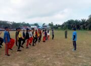 Sinergi TNI-Polri Latih Paskibraka Tingkat Kecamatan di Menjalin Menjelang HUT ke-80 RI