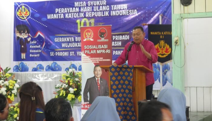 Sosialisasi 4 Pilar Kebangsaan pada Anggota WKRI, Cornelis Tekankan Peran Wanita Katolik Ciptakan Keutuhan, Kesatuan dan Keharmonisan Masyarakat
