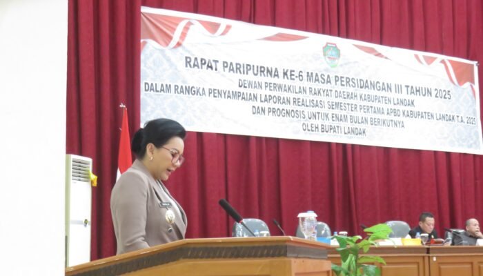 Sampaikan Laporan Realisasi APBD 2025, Bupati Karolin Sebut APBD Landak Cukup Sehat
