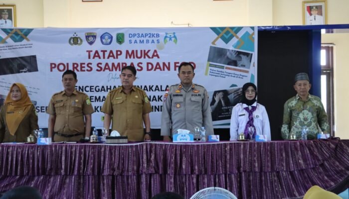 Polres dan Disbud Sambas Gelar FGD Pencegahan Kenakalan Remaja dan Anak