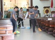 IWO Landak Bersama Koramil dan Polsek Mempawah Hulu Bakti Sosial di Masjid dan Gereja