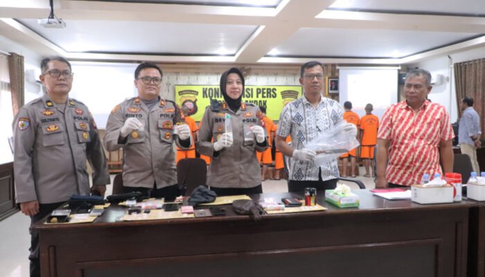 8 Kasus Peredaran Narkotika Diungkap Polres Landak Selama Juli-Agustus