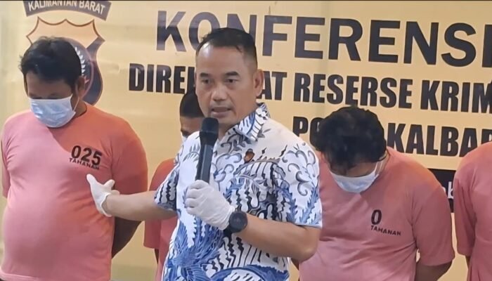 Polda Kalbar Ungkap 29 Kasus Penambangan Ilegal, 56 Orang Jadi Tersangka