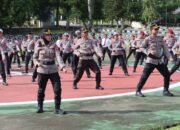 Personel Polres Landak Tingkatkan Kemampuan Bela Diri