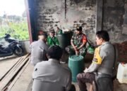 Jelang HUT TNI Babinsa Koramil 07/Air Besar dan Bhabinkamtibmas Kompak Komsos Bersama