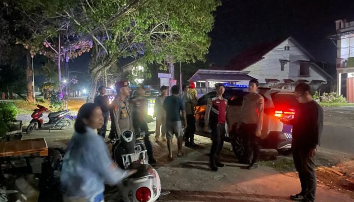 Ciptakan Rasa Aman Polres Landak Gelar Patroli Skala Besar