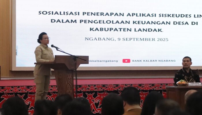 Sosialisasi Aplikasi Siskeudes, Bupati Karolin Minta Desa Segera Kuasai untuk Pengelolaan Dana Desa