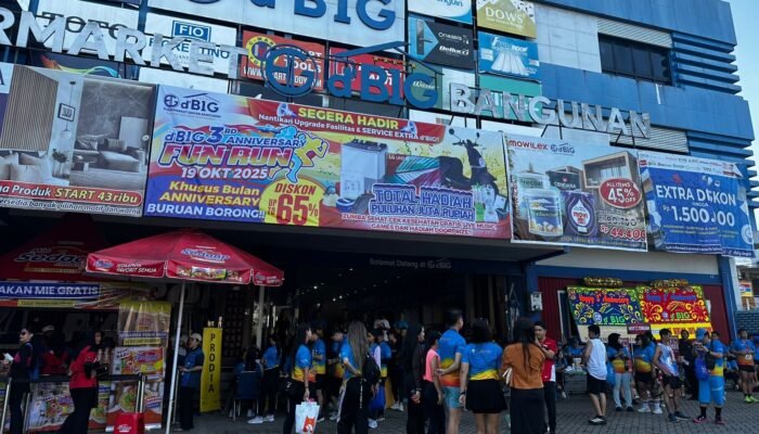 Tiga Tahun d’BIG: Rayakan Ulang Tahun dengan Fun Run dan Promo Gila-Gilaan