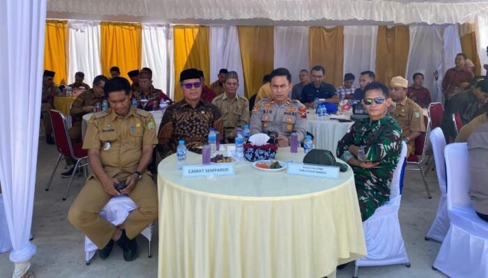 Kapolsek Semparuk Hadiri Pembukaan SMKN Expo 2025 dan Job Fair