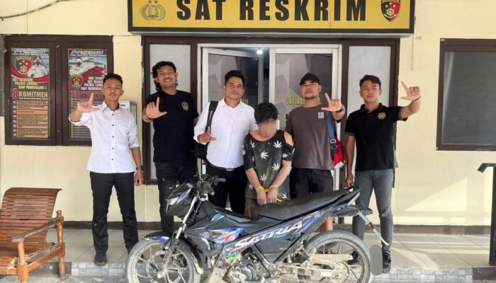 Dua Bulan Buron Jatanras Polres Landak Tangkap Pelaku Curanmor, Satu Tersangka Buron