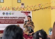 Kunjungi TK Satu Atap 02 Sidas, Bupati Karolin Ingatkan Pentingnya Asupan Gizi Anak