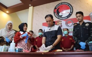 Polisi Musnahkan Ratusan Gram Sabu dan 16 Pil Ekstasi, Hasil Kejahatan Narkotika di Pontianak