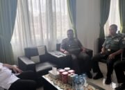 Perkuat Sinergi Wabup Landak Erani Bertemu Dandim 1210/Landak