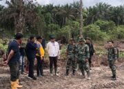 Tinjau Lokasi, Dandim 1210/Landak Pastikan Program Cetak Sawah Berjalan Sesuai Rencana