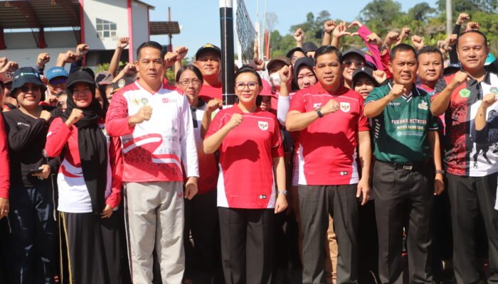 Turnamen Voli Antar OPD Bupati Cup 2025 Meriahkan HUT Pemkab Landak ke-26