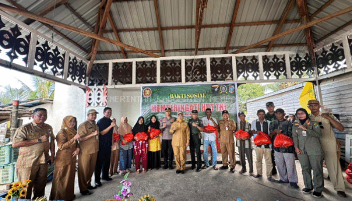 Bupati Erlina Hadiri Bakti Sosial HUT ke-80 TNI di Mempawah