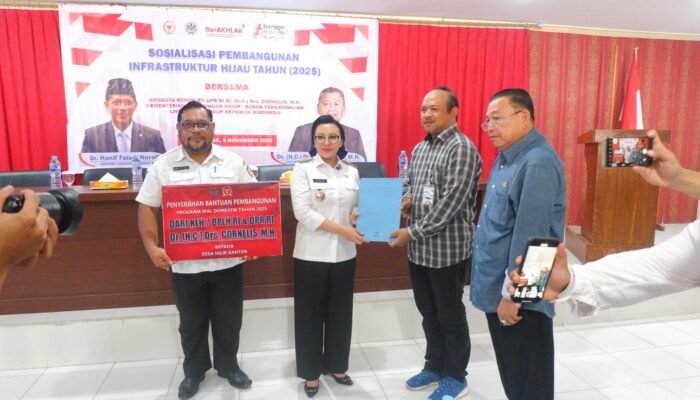 Sosialisasi Pembangunan Infrastruktur Hijau, Bupati Karolin Apresiasi Bantuan IPAL dari KLH