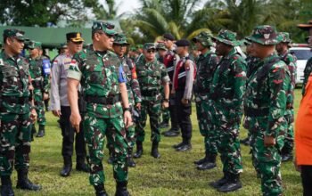 Pangdam XII/Tpr Buka Latihan Penanggulangan Bencana Korem 121/Abw di Sintang
