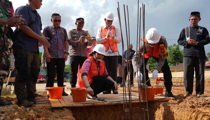 Pembangunan Dapur SPPG Polres Landak, Karolin: Tingkatkan Jangkauan Program