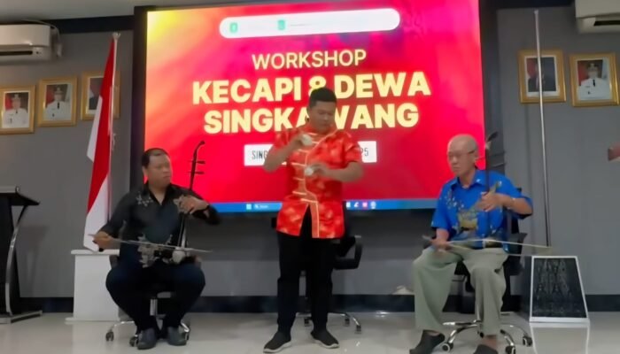 Lestari Nada, Rawat Budaya: Workshop Musik Kecapi Delapan Dewa Sukses Digelar di Singkawang