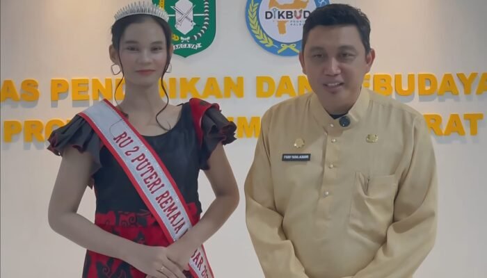 Plt Kadisdikbud Kalbar: Dukung Penuh Putri Dina Zahira Wakili Kalbar di Ajang Putri Remaja Indonesia 2025