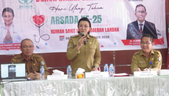 HUT ARSADA ke-25, Bupati Karolin Dorong RSUD Landak Tingkatkan Profesionalisme dan Pelayanan