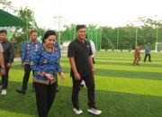 Lapangan Mini Soccer Perdana di Landak Diresmikan Bupati Karolin