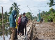 Pembangunan Turap di Parit Sungai Jawi Dikebut, Wali Kota Pontianak Lakukan Peninjauan