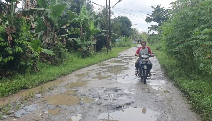 Puluhan Tahun Terabaikan, Warga Desa Seranggam Sambas Keluhkan Jalan Rusak Parah