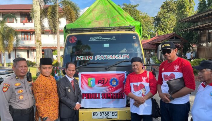 Empati dari Bumi Senentang, Puspawaja Kirim Bantuan Kemanusiaan ke Aceh
